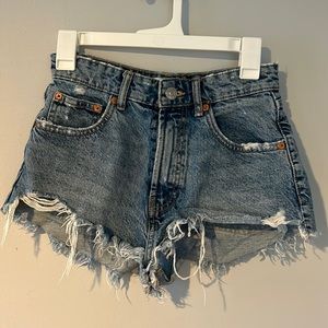 Zara jean shorts — high waisted